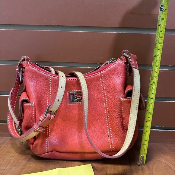 Dooney & Bourke Orange Leather Crossbody Bag - Picture 6 of 9